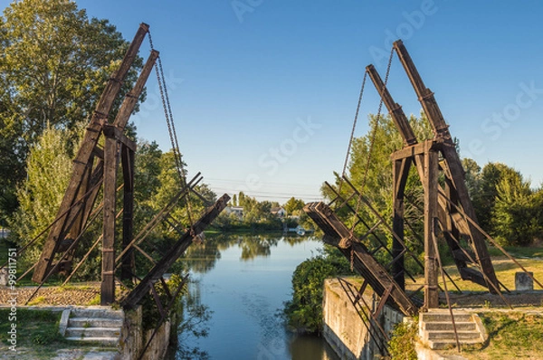 Fototapeta Van Gogh drawbridge