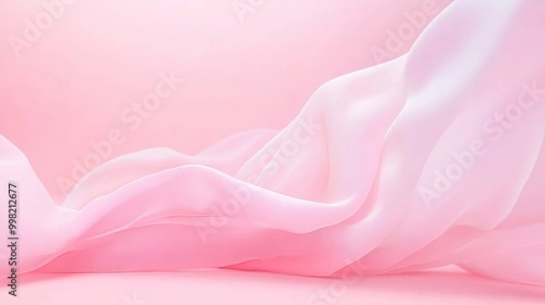 Fototapeta A delicate pastel pink background with a subtle gradient, perfect for adding a soft and feminine touch to your design.