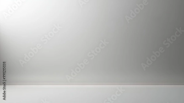 Fototapeta A light gray background with a smooth finish, ideal for a clean and contemporary space for banners or content.