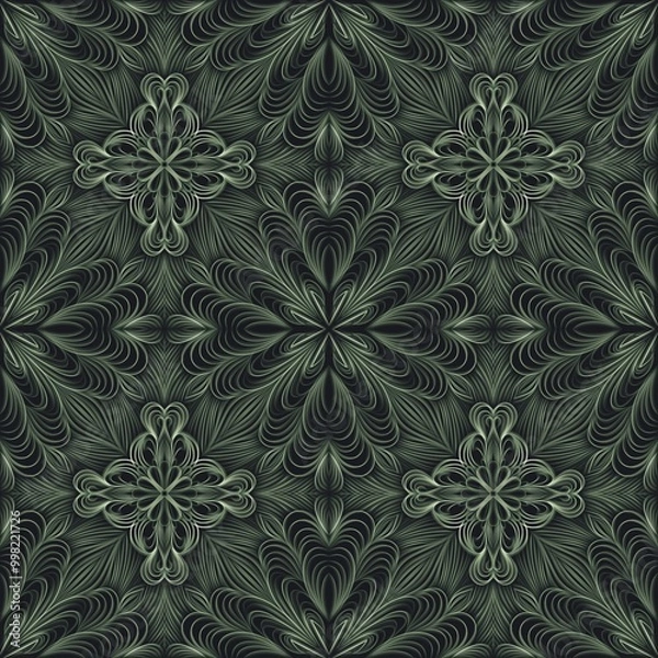 Obraz seamless floral pattern