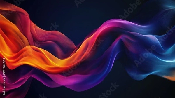 Fototapeta Abstract Colorful Waves