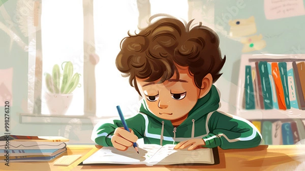 Obraz World Education Day, Back To School, vector illustration, Generative Ai