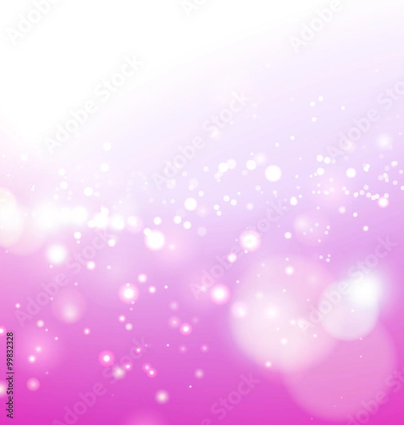 Fototapeta Hearts with light pink background vector design