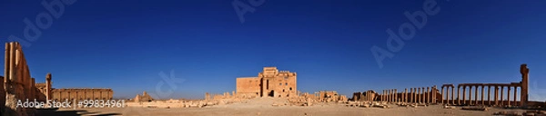 Fototapeta Fortified Temple of Bel/Baal Shamin in Palmyra, Syria
