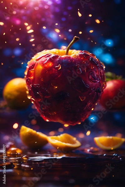 Obraz A glowing fruit in vibrant.