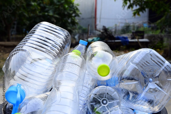 Obraz Plastic bottles garbage