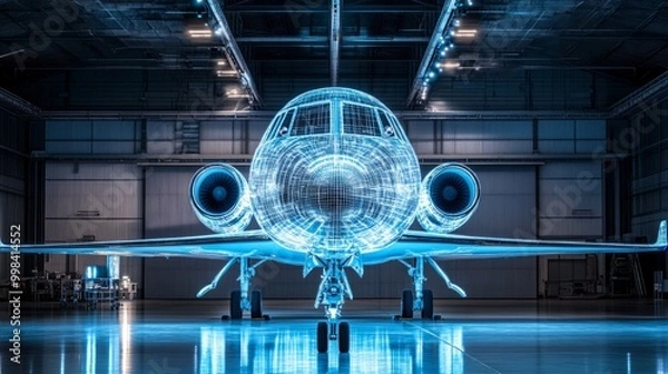 Obraz Futuristic Aircraft Design