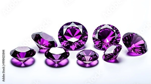 Fototapeta purple diamond gem