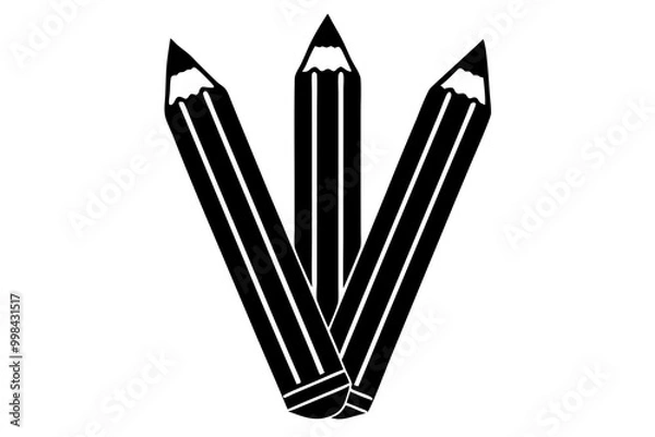 Obraz pencils isolated on white