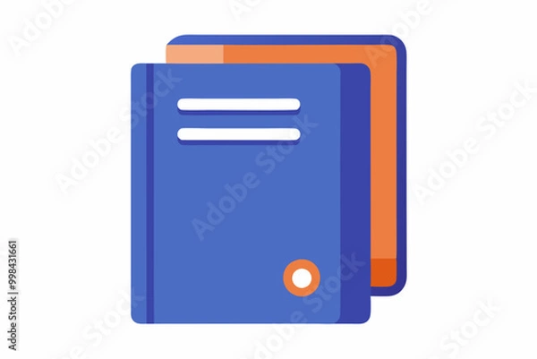 Obraz red and yellow folder