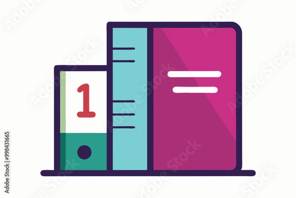 Obraz folder with documents