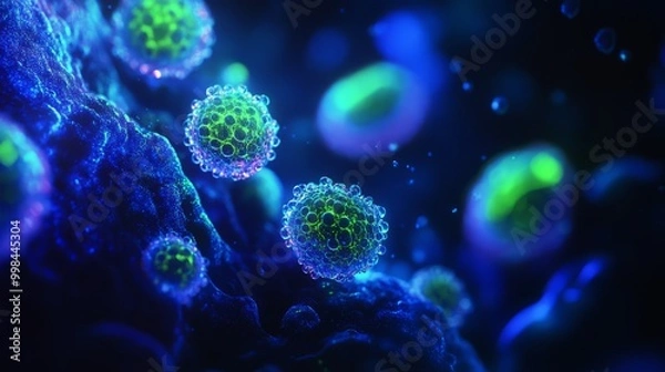 Obraz Microscopic Life Forms