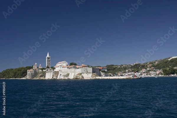 Obraz Meerblick auf die Stadt Rab