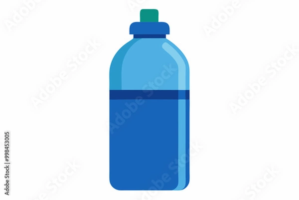 Obraz blue plastic bottle