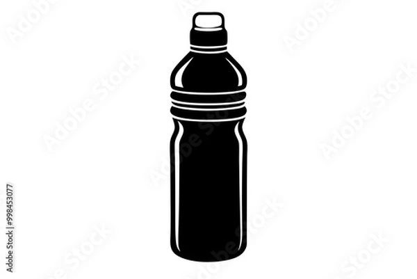 Obraz silhouette of bottle