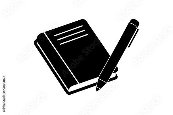 Obraz book isolated on white