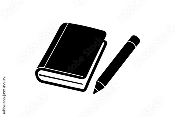 Obraz book isolated on white