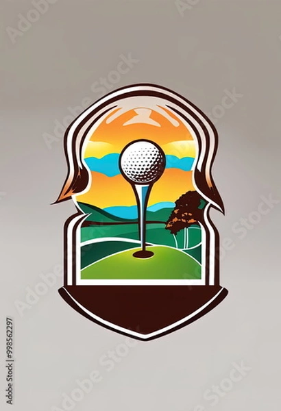 Fototapeta Golf Club Logo