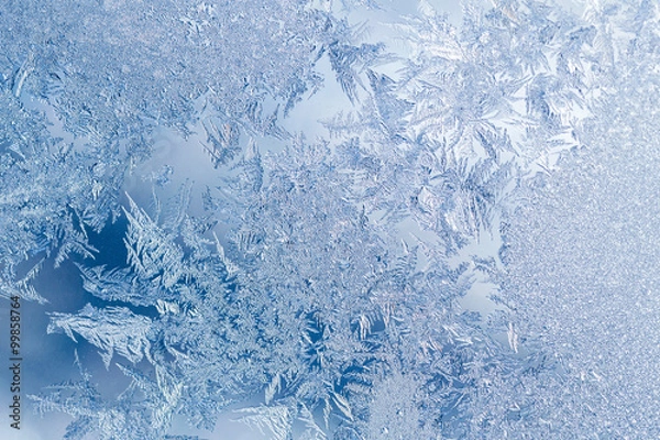 Obraz Frost patterns on window