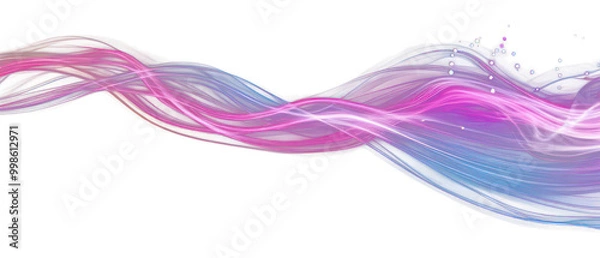 Fototapeta PNG Abstract lines light backgrounds technology.