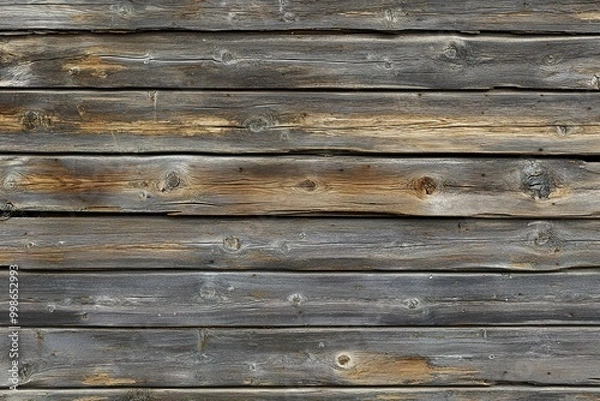 Obraz Horizontal wooden planks with rustic texture.