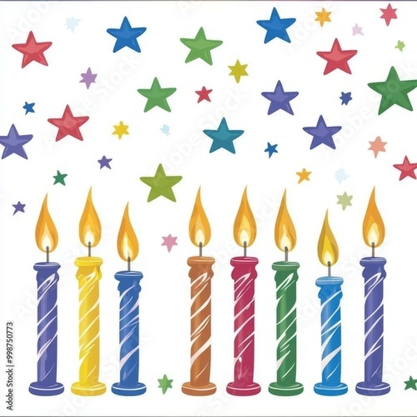 Obraz Seamless pattern or background for the Hanukkah holiday.