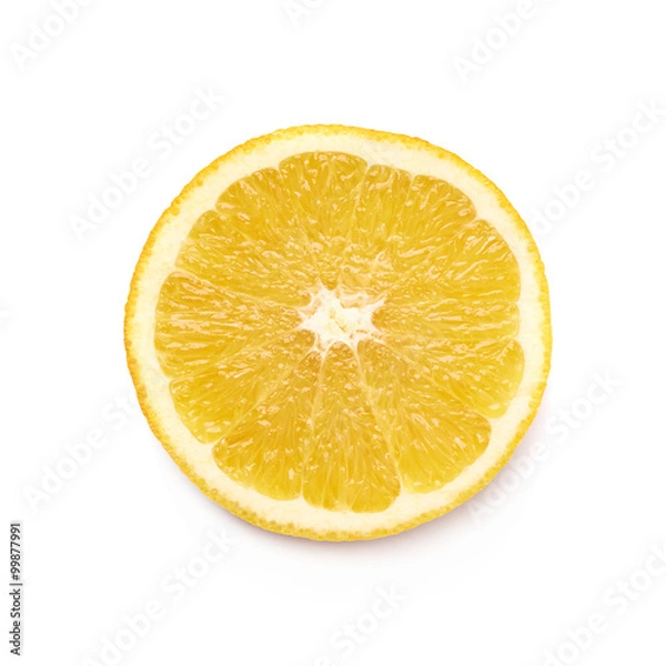 Fototapeta Round slice of an orange fruit