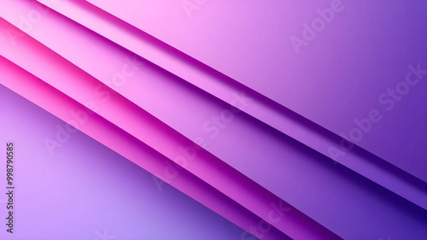 Fototapeta Abstract Gradient Background with Diagonal Bands in Purple Pink and Blue