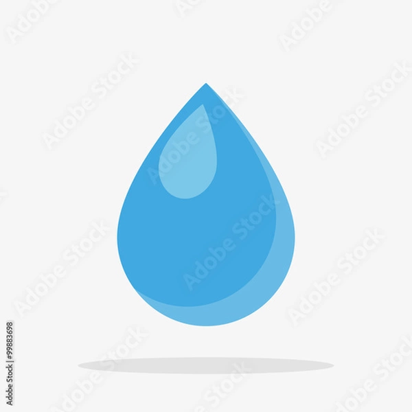 Fototapeta Drop Icon in Vector