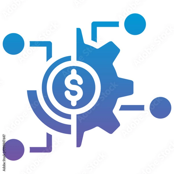 Fototapeta Asset Allocation Icon