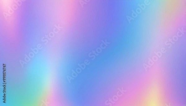 Obraz A abstract  grainy  holographic gradient background texture 
