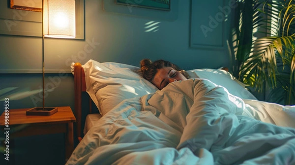 Fototapeta A comparison of smart bedding sets, focusing on their advanced features and how they improve sleep quality.