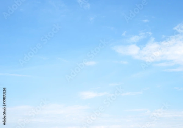 Obraz niebieskie niebo