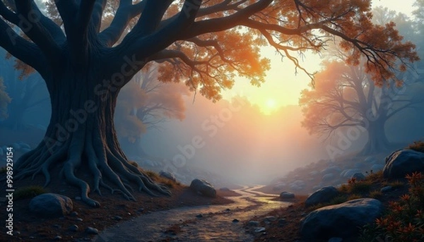 Obraz Dreamscapes - A.I.-Generated Art