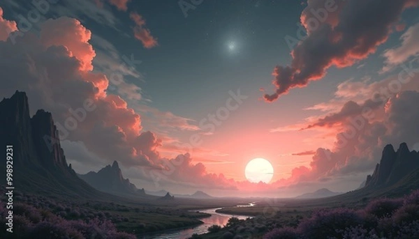 Obraz Dreamscapes - A.I.-Generated Art