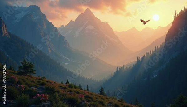 Obraz Dreamscapes - A.I.-Generated Art