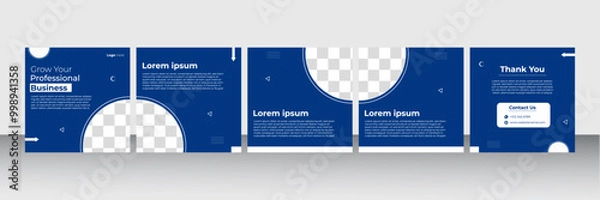 Obraz carousel creative template design for instagram posts