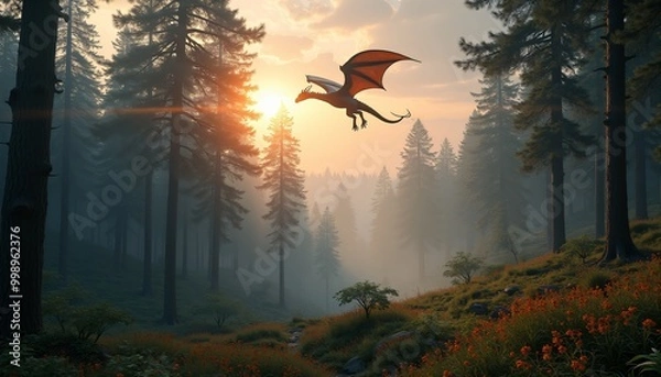 Obraz Dragons - A.I.-Generated Art