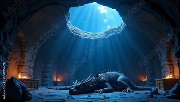 Obraz Dragons - A.I.-Generated Art