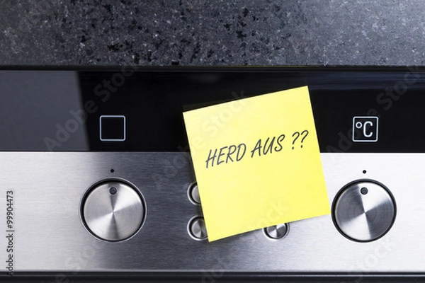 Fototapeta Herd ausgeschaltet