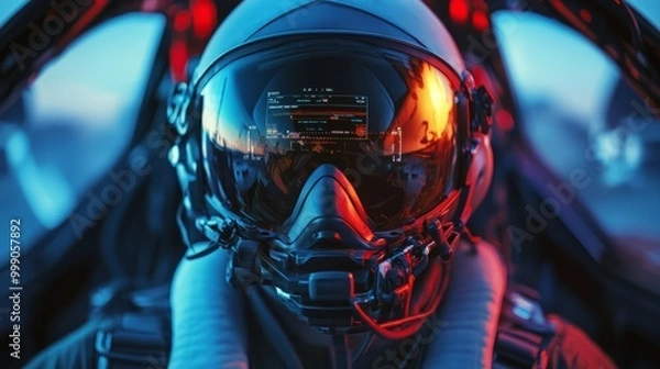 Obraz Futuristic Pilot