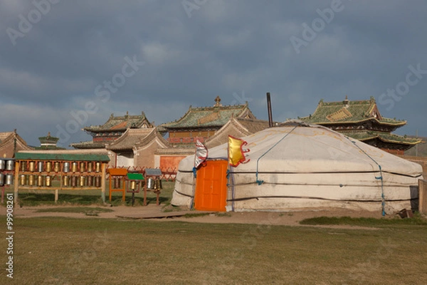 Fototapeta Erdene Zu  Buddhist monastery in central Mongolia