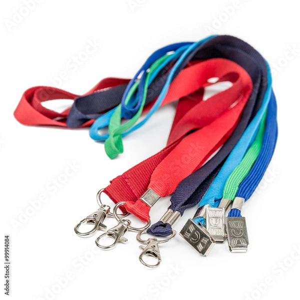 Obraz Fabric badge lanyard