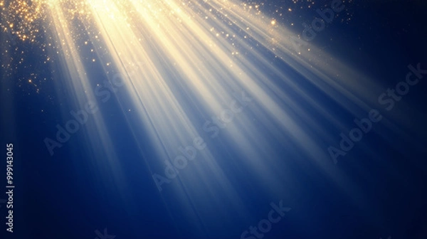 Fototapeta Soft Glowing Rays on Subtle Background