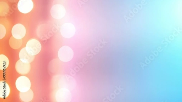 Fototapeta A colorful background with a pink and orange line