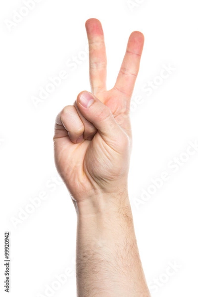 Fototapeta Two fingers