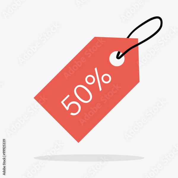 Obraz Price Tag Icon in Vector