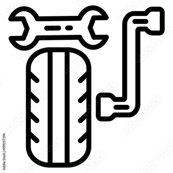 Fototapeta wheel, puncture, patch, rubber, air