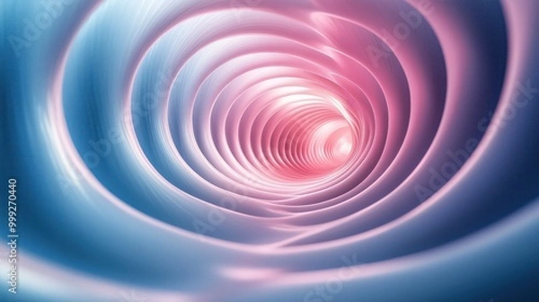 Fototapeta Abstract background with the shape of a spiral or tunnel