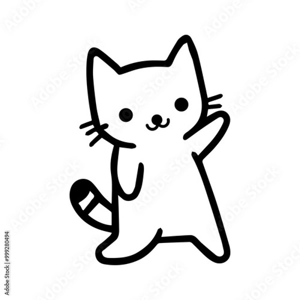 Obraz Cute little cat